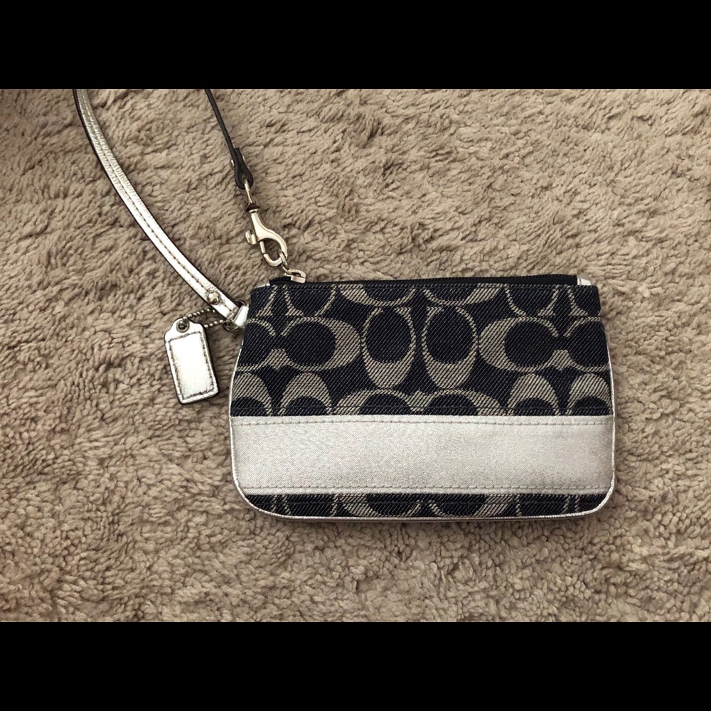Coach mini wristlet